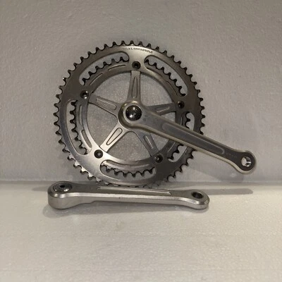 Juego de bielas Campagnolo Gran Sport GS de colección tapas antipolvo bicicleta de carretera manivela cónica cuadrada Foto 1 de 4