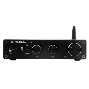 SMSL A12 BT5.0 Bluetooth Amplifier High Resolution Power Amp 80Wx2 Passive Hifi - Picture 1 of 5