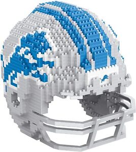 NFL Detroit Lions 3D BRXLZ Puzzle Helm Helmet Set Football Footballhelm LB2