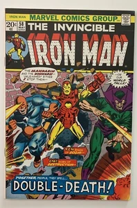 The Invincible Iron Man #58 Mandarin, Unicorn 1973 Marvel Bronze Age - Picture 1 of 9