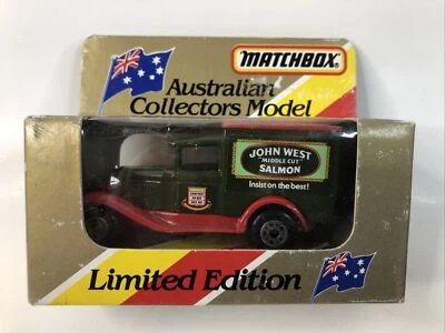 🔥 Matchbox MB 38 Australian Collectors Modelo John West Salmon Vendedor de EE. UU.🇺🇸 LE Foto 1 de 4