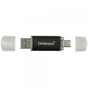 Intenso USB Stick 64GB Speicherstick Twist Line USB 3.2 Gen. 1x1 USB-A / C bulk - Bild 1 von 3