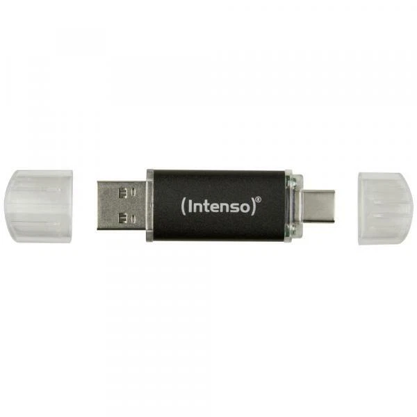 Intenso USB Stick 64GB Speicherstick Twist Line USB 3.2 Gen. 1x1 USB-A / C bulk - Bild 1 von 3