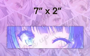 Heart Anime Eyes WinkViolet Waifu Ecchi Sticker JDM Vinyl Slap sticker car decal - Bild 1 von 1