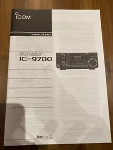 IC-9700 FRENCH - Communications Transceiver ICOM - Instruction Manual - Ic-9700 - Picture 1 of 1