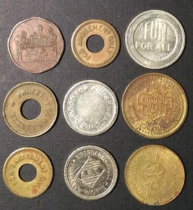 KONVOLUT 9 VERGNÜGUNGSMARKEN - Bild 1 von 2