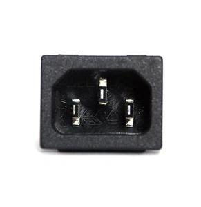 5pc IEC AC Inlet Jack Socket JR-101-SG 3P 10A250V Clamp Type UL VDE JEC Taiwan - Picture 1 of 4