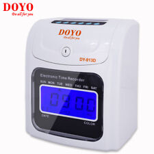 Time Clock For Employees Payroll Machine Punch In System Card Electronic Office