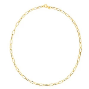 Collar de eslabones hexagonales de oro amarillo de 14k - Imagen 1 de 1
