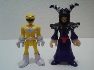 Hasbro Mini Imaginext Rita Repulsa Yellow Power Ranger TWO Figure Lot - Picture 1 of 9