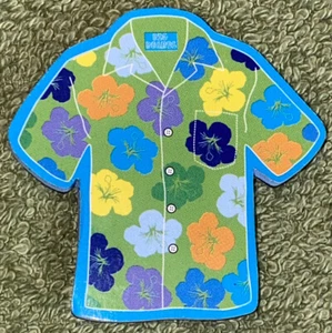 Big Boards Hawaiian Shirt Refrigerator Magnet  - Picture 1 of 4