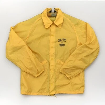 Jaqueta corta-vento vintage Santa Barbara feminina B & C 1977 Tournament Champions - Imagem 1 de 4