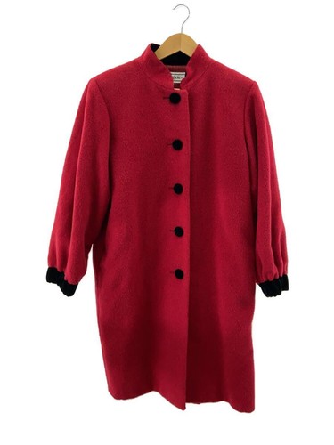 SAINT LAURENT (YSL) Cappotto YVES SAINT LAURENT cotone rosso M