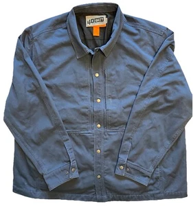 Duluth Trading Herren Jacke Gr. 3XL blau Druckknopfleiste 40 Körnung Canvas Workwear - Bild 1 von 17