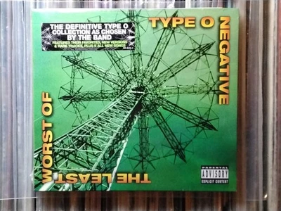 RARE TYPE O NEGATIVE The Least Worst Of PA CD 2000 USA HYPE STICKER SEALED METAL - Image 1 of 4