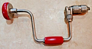 Vintage Nº Millers Falls 1950 Buck Rogers rojo trinquete broca soporte 10" barrido EE. UU. - Imagen 1 de 22
