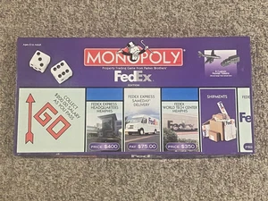 Monopoly: FedEx Edition - Hasbro 2004 - Complete! Most Parts Still Sealed - Picture 1 of 3