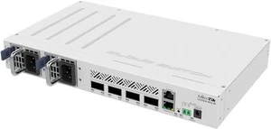 MikroTik CRS504-4XQ-IN Cloud Router Switch 4xQSFP28 100G 40G 25G 10G + Cables - Picture 1 of 8
