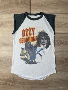 Vintage Original 1982 Ozzy Osbourne Concert Shirt Men Devil - Picture 1 of 11