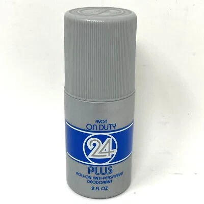 Avon On Duty 24 Plus Roll On Anti-Perspirant Deodorant  2 Fl Oz Vintage Stock - Image 1 of 3