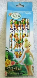Disney Princess Tinkerbell Tinker bell 10pc Different Colored Pencil set-New     - Picture 1 of 1
