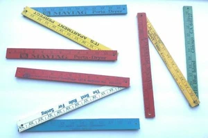 Maytag Wooden Folding Advertising Ruler Brvenik Pharmacy 1st Savings and Loan - Picture 1 of 7
