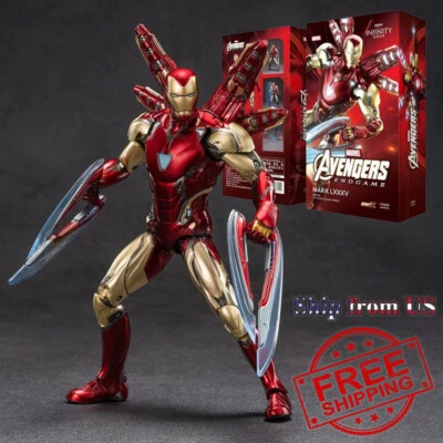 Marvel Avengers Endgame Iron Man Mark 85 MK85 Ironman Toy Action Figure Model - Image 1 of 4
