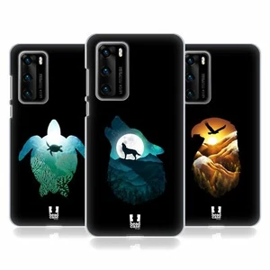 HEAD CASE DESIGNS ANIMAL DOUBLE EXPOSURE CASE & WALLPAPER FOR HUAWEI PHONES 1 - Picture 1 of 11