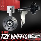 EZY WHEELS | 8 LUG | The Original Shipping Container Wheels | AXELS ONLY | USA