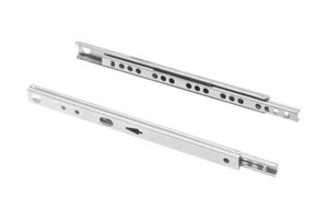 17mm BALL BEARING DRAWER RUNNERS GROOVE BALL BEARING / CHEST OF DRAWERS - Picture 1 of 4