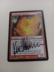 Spulbright Flamekin PRUEBA DE ARTISTA Lorwyn Firmado por Kev Walker Magic Magic - Imagen 1 de 1