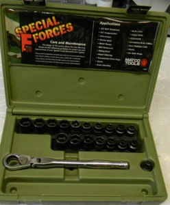 MATCO TOOLS 3/8" DRIVE SPECIAL FORCES PASS THROUGH 19PC 6PT SOCKET SET #RL100 - Picture 1 of 12