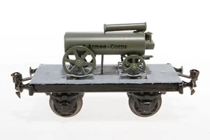 AC4261: Vintage Märklin Spur 1 Militärwagen mit Feldküche - Bild 1 von 7