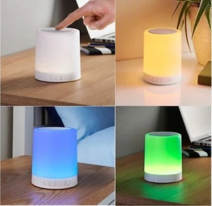 BOOM BEAT Bluetooth Speaker with LED Mood Light - Portable Touch  - Picture 1 of 10
