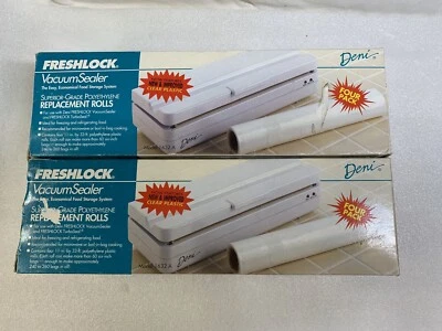 Сменный вакуумный герметик Deni Freshlock 7 рулонов 11 дюймов x 33 фута в комплекте рулоны  - Изображение 1 из 4