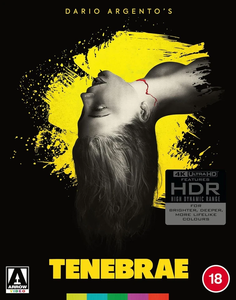 Tenebrae - Arrow Video - 4k UHD Blu-ray - 2023 - Region Free - Image 1 of 1