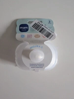 Mam Brustwarzen-Schutz Brusthütchen Stillhütchen aus Silikon Größe 1 - Bild 1 von 3