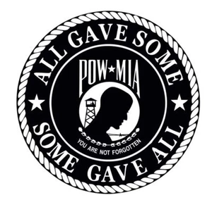 Calcomanía adhesiva POW MIA M853 - Imagen 1 de 1