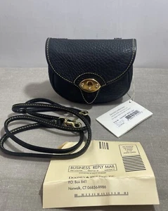 Dooney & Bourke USA Leder Mini Crossbody Calvary Gürteltasche Schwarz P74 BL Neu - Bild 1 von 14