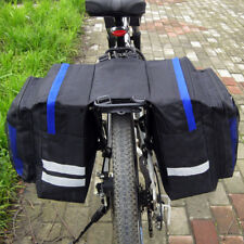 Waterproof Double Panniers Bag Bike Bicycle Cycling Rear Seat Trunk Rack Pack UK