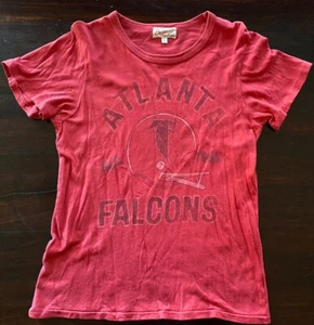TOP DONNA ROSSO CIBO SPAZZATURA ORIGINALI DELLA CALIFORNIA ATLANTA FALCONS TAGLIA M - Foto 1 di 9