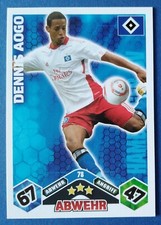 TOPPS Dennis Aogo Hamburger SV Bundesliga 2010/11 Match Attax Trading Card