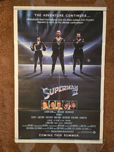 SUPERMAN II 1980 Teaser 1 sheet Original 27x41 Movie Poster, Christopher Reeve - Picture 1 of 5