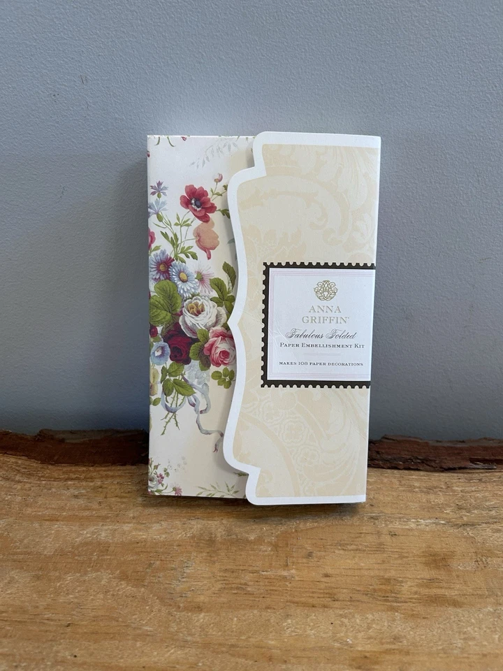 ANNA GRIFFIN*DISCONTINUED-RARE* Stock, Paper Embellishment Kit. NIB! - Image 1 of 4