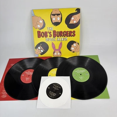 Bob's Burgers Music Album Soundtrack Set Of 3 And 33 RPM Record Vinyl LP - Image 1 of 4