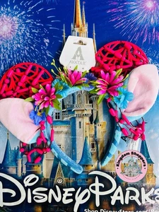 2025 Disney Parks Pandora The World of Avatar Black Light Na'vi Ear Headband New - Picture 1 of 2