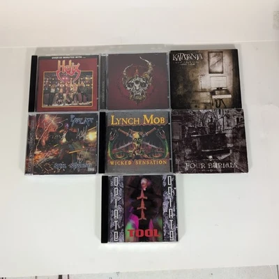Lote de CD de Metal 7 Ferramentas Katatonia Demon Hunter Lynch Mob Helix Last Act - Imagem 1 de 4