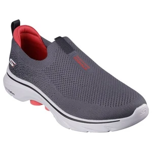 Zapatillas deportivas sin cordones para hombre Skechers Go Walk 7 carbón/negro - Imagen 1 de 6