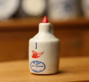DOLLHOUSE MINIATURE RARE RETRO "RED WING" #1 JUG_POTTERY_UNIQUE REALISTIC_1:12 - Picture 1 of 7