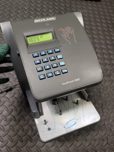 Schlage Biometric HandPunch 3000 Clock w/Ethernet Wall Plate - AS IS - Picture 1 of 14
